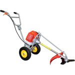 Bricoferr - dbroussailleuse  roues, avec moteur 2 temps  essence 51, 7 cc