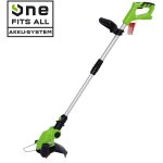 D�broussailleuse sans fil � batterie 25cm 8. 500trs / min 20v, 12 lames incl. , manche t�lescopique en ...