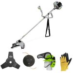 Vito - débroussailleuse thermique 43cm3 + casque de sécurité anti - bruit + gants de protection Vito - débroussailleuse thermique 43cm3 + casque de sécurité anti - bruit + gants de protection