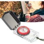 Debuns - boussole multifonctionnelle, carte portable, boussole directionnelle, quipement d'aventure ...