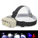 Debuns - lampe frontale super lumineuse rechargeable par usb avec dtecteur de mouvement indicateur de ...