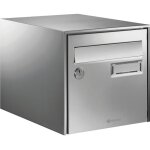 Decayeux - bo�te aux lettres individuelle loft inox - 2 portes - gris
