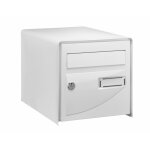 Decayeux - boite aux lettres probat - double face - blanc ral 9016 - l 302 x h 300 x p 410 mm