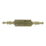 Decayeux ? paumelle universelle en laiton poli ? hauteur platine 70 mm ? hauteur totale 130 mm ? pour ...