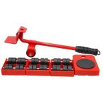 Lot de 5 chariots lvateurs pour meubles, rotation  360, roulements parfaits pour canap, table, armoire ...