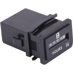 Decdeal jauge horaire m�canique dc 6 - 80v, pour g�n�rateur de moteur � essence diesel, bateau � moteur ...