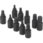 Decdeal jeu d'extracteurs de vis cass�s, 10 pi�ces, 1 / 4 7 / 32 3 / 16 5 / 32 1 / 8 13 / 32 3 / 8 11 ...