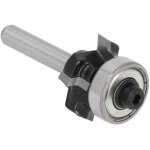 Decdeal m�che de routeur de bordure arrondie, 4 cannelures, bord avant en carbure c�ment� formant des ...