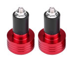Decdeal paire d'embouts de guidon de moto universels en aluminium de 22mm, bouchon d'�quilibre de poids ...