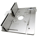 Decdeal plaque d'insertion de table de routeur 2 en 1, planche rabattable pour banc de travail du bois, ...