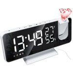 Decdeal - r�veil � projection miroir, r�veil, compteur de temp�rature et d'humidit�, radio, fonction ...