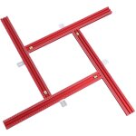 Decdeal syst�me de rail de guidage parall�le r�glable en alliage d'aluminium, ensemble de rails de scie, ...