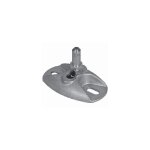 Deco fer forge - crapaudine rglable 3 dimensions - axe 12mm - inox -  visser