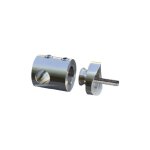 Qualite francaise] - connecteur en applique pour rond plein 10mm fixation sur tube 42, 4mm -  visser ...
