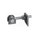 Deco fer forge - gond portail � battant ouverture � 180� - filetage m16 longueur 41 � 97mm - acier zingu� ...