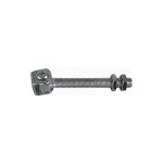 Deco fer forge - gond r�glable � tige filet�e pour portail � battant - longueur 185mm filetage m24 - ...