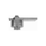 Deco fer forge ? pivot haut r�glable pour portail ? �68mm ? acier zingu� ? platine 120mm ? longueur r�glable ...