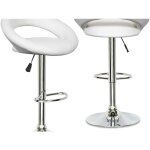 Deco in paris - lot de 2 tabourets de bar blanc jeti Deco in paris - lot de 2 tabourets de bar blanc jeti