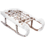 Déco de noël luge en bois enneigé l 37. 5 cm - feeric christmas Déco de noël luge en bois enneigé l 37. 5 cm - feeric christmas