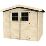 Dcor et jardin - abri jardin bois mareuil - 4. 99 m - 2. 30 x 2. 17 x 2. 12 m - 28 mm