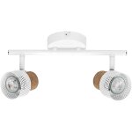 Decor spot cork, 2 x 3, 4w, 460lm, blanc, spot, ttes rglables, utilisation polyvalente, spot d'intrieur, ...