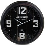 Decoration d ? autrefois - horloge ancienne murale antiquités de paris - métal - noir - décoration d'autrefois ... Decoration d ? autrefois - horloge ancienne murale antiquités de paris - métal - noir - décoration d'autrefois ...