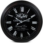 Decoration d ? autrefois - horloge ancienne murale cheval - métal - noir - décoration d'autrefois Decoration d ? autrefois - horloge ancienne murale cheval - métal - noir - décoration d'autrefois