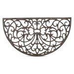 Decoration d ? autrefois - paillasson demi lune fonte - fonte - marron - décoration d'autrefois Decoration d ? autrefois - paillasson demi lune fonte - fonte - marron - décoration d'autrefois
