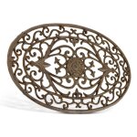 Decoration d ? autrefois - paillasson lune fonte - fonte - marron - décoration d'autrefois Decoration d ? autrefois - paillasson lune fonte - fonte - marron - décoration d'autrefois