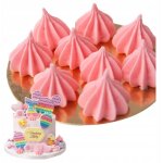 D�coration de g�teaux en meringues, meringues en sucre rose, 9 pi�ces par g�teau, cupcakes