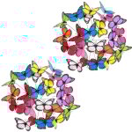 Décoration de jardin papillon, lot de 72, jardinière, piquets pour plantes, déco extérieur, métal, pvc, ... Décoration de jardin papillon, lot de 72, jardinière, piquets pour plantes, déco extérieur, métal, pvc, ...