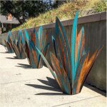 D�coration de jardin - sculpture rustique de tequila - plante d'agave en m�tal � monter soi - m�me - ...
