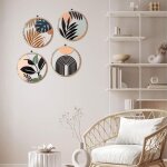 D�corations murales boh�me - d�cor mural rustique en bois style boho -