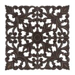 D�coration murale carr�e m�daillon bianci - mh london