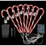 Dcorations de nol en canne  sucre, dcorations de sapin de nol en plastique  suspendre, 8 modles ...