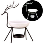 D�coration de no�l photophore en forme de renne pour bougie chauffe - cire, aromath�rapie, huile essentielle, ...