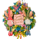 D�coration de p�ques, guirlande de lapins, couronne de fruits en mousse, accessoires de salon, ornements ...