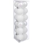 Fric lights and christmas - dcoration de sapin lot de 18 boules de nol d 3 cm - blanc et neige - ...