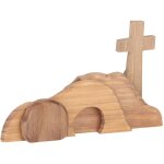 Kkmoon - dcoration de la scne de pques croix de tombeau vide en bois artisanal pour le mariage  la ...