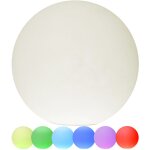 D�coration star trading twilights, boule, blanc, led, couleur rvb, t�l�commande, ext�rieur, 30 cm