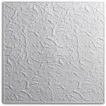 Decosa - dalle de plafond paris - polystyr�ne - blanc - effet cr�pi - 50 x 50 cm - 5 sach. (=10 m2) - ...