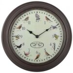 Décoshop26 - horloge murale avec sons d'oiseaux 30, 1 x 4, 5 cm dec022245 Décoshop26 - horloge murale avec sons d'oiseaux 30, 1 x 4, 5 cm dec022245