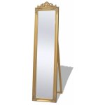 Décoshop26 - miroir sur pied style baroque 160 x 40 cm doré dec022663 Décoshop26 - miroir sur pied style baroque 160 x 40 cm doré dec022663