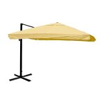 Décoshop26 - parasol de restauration 3x4m (Ø5m) polyester / aluminium 26kg crème sans pied 040003504 Décoshop26 - parasol de restauration 3x4m (Ø5m) polyester / aluminium 26kg crème sans pied 040003504
