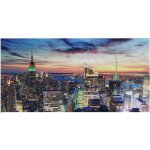 Dcoshop26 - tableau led sur toile illumin tableau mural minuterie certifi fsc 100x50cm new york 040003571 ...