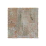 D�coweb - dalle sol pvc - click � plat 0, 55 - effet m�tal rouill� marron (46862) - paquet de 1, 49m� ...