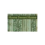Dcoweb - paillasson caoutchouc recycl 45 x 75 cm - sweet home - oiseaux