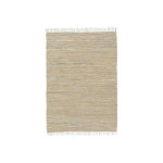 Dcoweb - tapis en matire recycle - japandi - couleurs nudes - 120 x 170 cm