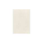 D�coweb - tapis de salon en relief - circle - courbe cr�me - 120 x 170 cm