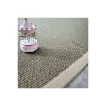 Décoweb - tapis sisal quintana grège - ganse coton grège - 140 x 200 cm Décoweb - tapis sisal quintana grège - ganse coton grège - 140 x 200 cm